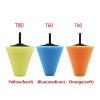 Zhaon Car Polishing Pad Buffing Foam Sponge Pad Cone Polisher Buffer Pad Automotive Waxing Kit for Car Wheel Hub Headlight Polishing view 4