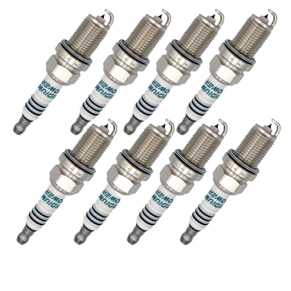 HJLXCSLUJ Iridium Power Spark Plugs Glow Plug 2003-2008 Compatible with Jaguar S-Type V8-4.2L Car Candle 8 Pcs Automotive Parts Ignition