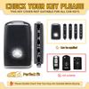 FT FUNTOR for Mazda Key Fob Cover,Compatible with Mazda 3/6/3 Hatchback/CX-5/CX-6/CX-9/CX30/CX-50/CX-70/CX-90,4 Buttons TPU Key Cover with Golden Edge (A-Red) view 2