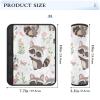 Car Seat Belt Pads 2 Pcs Soft Seat Belt Shoulder Strap Covers Pad for Adults Child Kids M Cute Raccoon view 2