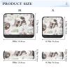 Car Seat Belt Pads 2 Pcs Soft Seat Belt Shoulder Strap Covers Pad for Adults Child Kids M Cute Raccoon view 3