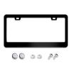 Personalized License Plate Frames, Custom License Plate Frames with Text Logo Image,Customized Aluminum Metal Car Tag Holder Funny Gifts for Women Men, 2 Holes view 2