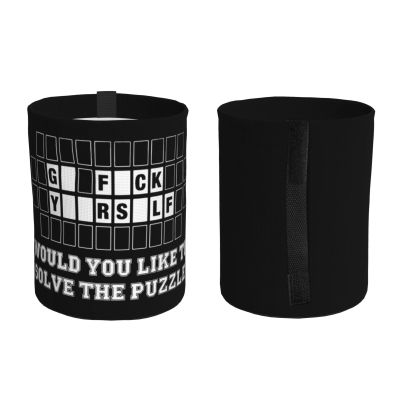 FXOMARLIN Hilarious Fortune Wheel Go Fuck Yourself Graphic Car Trash can, Foldable Trash can