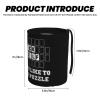 FXOMARLIN Hilarious Fortune Wheel Go Fuck Yourself Graphic Car Trash can, Foldable Trash can view 3