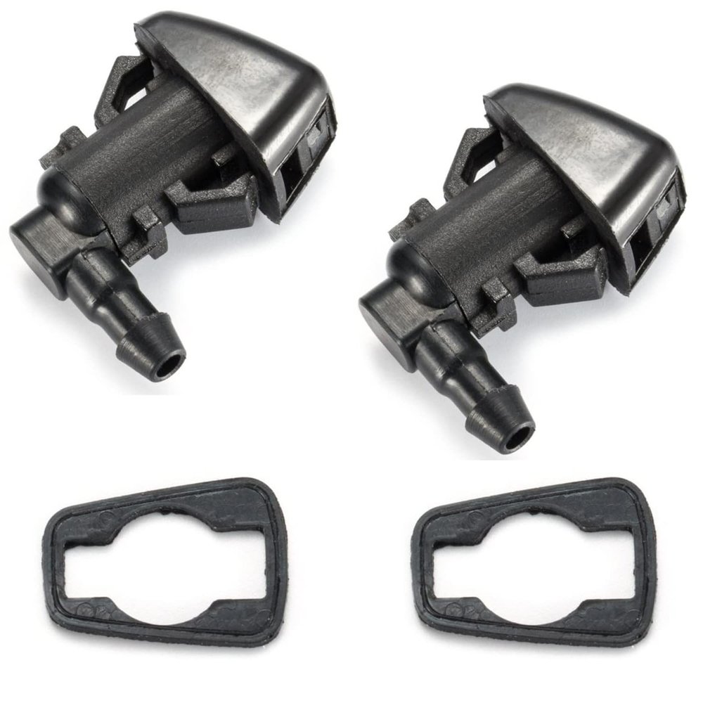 Boxonly 2 Front Windshield Washer Nozzle Kit Compatible with 2008-2010 Ford F250, F350, F450, F550 Super Duty Replaces Part# 7C3Z-17603-A, 7C3Z17603A