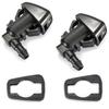 Boxonly 2 Front Windshield Washer Nozzle Kit Compatible with 2008-2010 Ford F250, F350, F450, F550 Super Duty Replaces Part# 7C3Z-17603-A, 7C3Z17603A view 1
