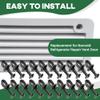 Terixe 20 Pack RV Refrigerator Vent Clips for Norcold 617772 Replacement, Quarter Turn Panel Fastener for Camper Fridge Vent, Perfect Refrigerator Parts & RV Vent Latch for Norcold view 3