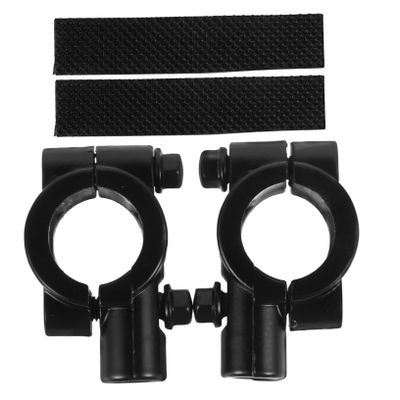 MUELODSIC 1Pair Thread Motorcycle Mirror Mount Holder Clamp for Electric Scooters Atvs Easy Installation Vibration Control Compatible Rear View Mirror Bracket