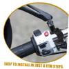 MUELODSIC 1Pair Thread Motorcycle Mirror Mount Holder Clamp for Electric Scooters Atvs Easy Installation Vibration Control Compatible Rear View Mirror Bracket view 3