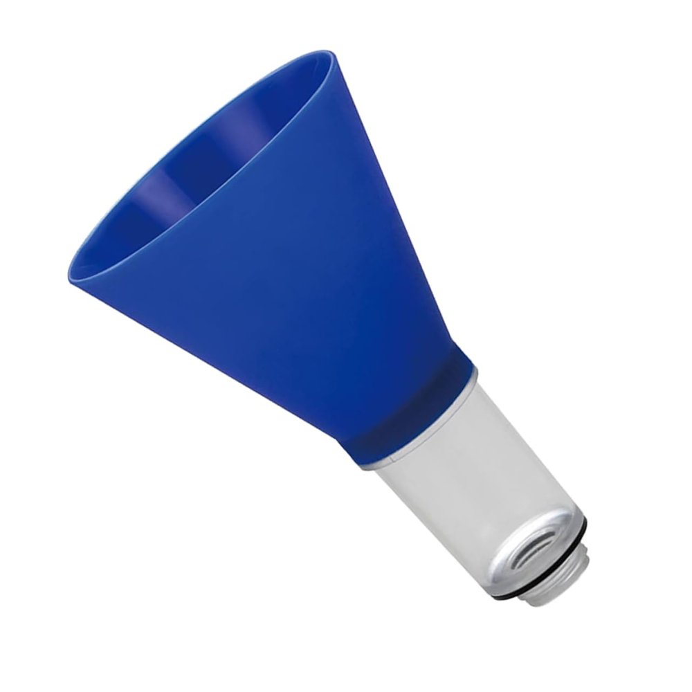 Blue Threaded Engine Oil Funnel for Spill-free Oil Changes