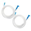 TOGEVAL 2pcs Brake Bleeder Hose Durable Brake Fluid Replacement Tool Oil Pumping Connector for Safe Vehicle Maintenance view 1
