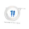 TOGEVAL 2pcs Brake Bleeder Hose Durable Brake Fluid Replacement Tool Oil Pumping Connector for Safe Vehicle Maintenance view 4