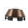 FUNOMOCYA Car Wheel Center Hub Cover - Aluminum Wheel Center Cap for Racing 61mm Inner Diameter Vehicle Automotive Accessories Parts view 2