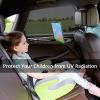 4 Pack Car Window Shades, Side Car Window Sun Shades for Camping, UV Protection Breathable Spandex Baby Window Covers Universal Fit Most (99%) of Cars 40"x20" view 3