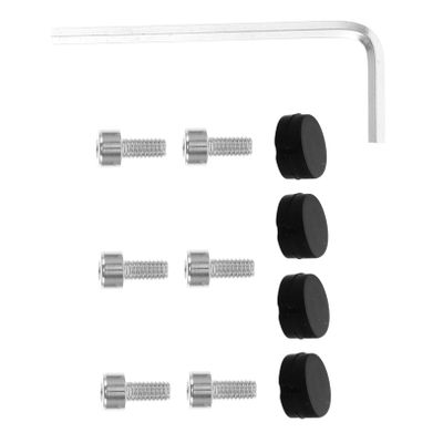 COOLHIYA 1 Set Front Fork Cover Rubber Plug Durable and Sleek Design for Protection Easy Installation with Included Screws Compatible with Various Vehicle Models