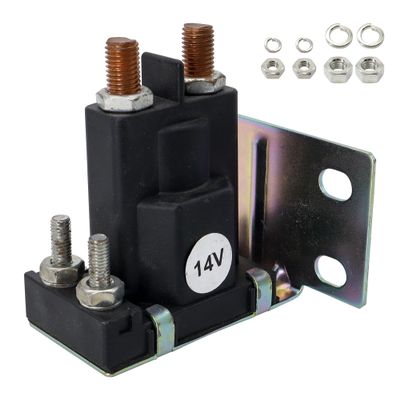OXCANO 14V Golf Cart Starter Solenoid Compatible with EZGO TXT Gas Golf Cart 1994-Up, 4 Terminal Starter Solenoid Relay Replace# 27153G01, 612813, 27153-G01