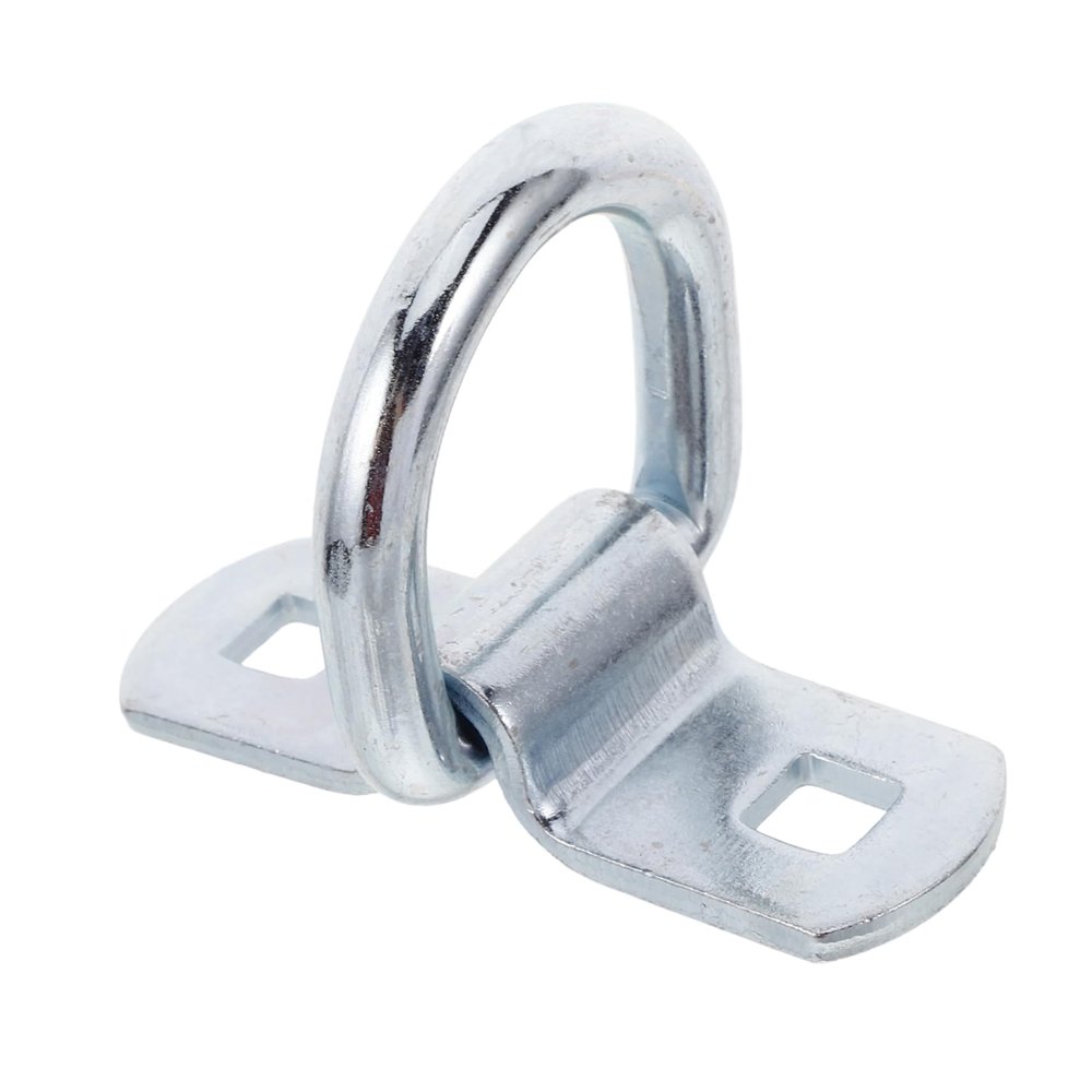COOLHIYA D Ring Tie Down Hooks for Trailers Trucks and Rvs Heavy Duty Cargo Anchors for Secure Fastening Quick Installation Versatile Use for Transporting and Camping