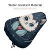Cute Alaskan Dog Bike Seat Rain Cover Waterproof Dustproof Bikes Saddle Cushion Soft Bicycle Seat Pad Covers with Drawstring for Men Women view 4