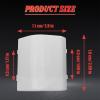 SYudwen Roof Dome Bulb Lens White Cover Replace# D2LY13783E Compatible with Ford F150 1980-1996 Bronco 1980-1996 Overhead Dome Map Light Cover view 2