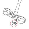 Liru Motorcycle Front Brake Hose Cable Clamp Aluminum Line Guide Holder Black for HONDA CR85R 03-07, CR80R 96-02, CR125R/250R 90-03, CRF150R 07-20, CRF450R 03 Aluminum view 3