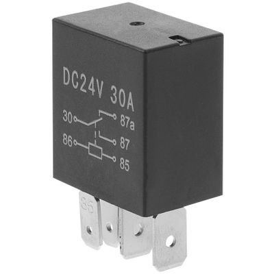 COOLHIYA Automotive Starter Relay Switch Pin High Grade Flame Retardant for Vehicle Control Alarms Horns and Headlights