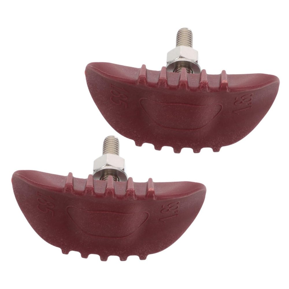 COOLHIYA 2pcs Motorcycle Tire Clamp Lock Inner Replacement for Enhanced Stability and Secure Grip Vibrant Red Design for Motocross Dirt Bike and Pit Bike Accessories