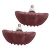 COOLHIYA 2pcs Motorcycle Tire Clamp Lock Inner Replacement for Enhanced Stability and Secure Grip Vibrant Red Design for Motocross Dirt Bike and Pit Bike Accessories view 1
