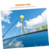 SWOOMEY 2pcs Star Shaped Car Antenna Toppers Unique Roof Decorations for Vehicles Durable Exterior Accessories for Outdoor Travel and Daily Use Dashboard view 3