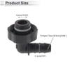 Motoforti 23/64" Fuel Line Quick Connector ID Hose for 15/32" SAE Male Connector Female to Barb 90 Degree Quick Adapter Seal Fittings Plastic 2Pcs view 4