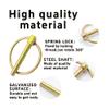 PDETVEO 6PCS 6mm(1/4") Lynch Pin Assortment Kit with Ring, for Farm Tractors, Trailers, Trucks, Lawn Mowers & Equipment Attachments view 4