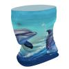 Balaclava Cute Dolphin Bandana Summer Face Mask Cooling Neck Gaiter UV Protection & Breathable Ski Mask Scarf Fishing Face Cover for Sun Protection for Women Men view 2