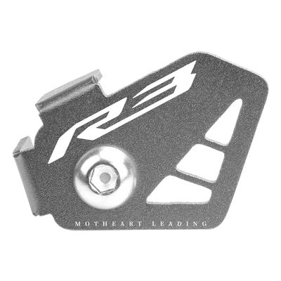 MotHeartCNC Motorcycle ABS Sensor Protector For YZF-R3 2015-2025 Front Rear ABS Sensor Shield Brake ABS Sensor Guard Cover yzf-r3 Accessories (Gray)