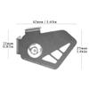 MotHeartCNC Motorcycle ABS Sensor Protector For YZF-R3 2015-2025 Front Rear ABS Sensor Shield Brake ABS Sensor Guard Cover yzf-r3 Accessories (Gray) view 3