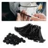 200PCS Nylon Universal Cable Tie Buckle Set Automotive Zipper Clips and Zip Ties for Car Accessories, Heavy Duty Panel Fasteners with Pin & Button Design for Bumper, Door, Trim, Interior Repair view 1