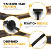 200PCS Nylon Universal Cable Tie Buckle Set Automotive Zipper Clips and Zip Ties for Car Accessories, Heavy Duty Panel Fasteners with Pin & Button Design for Bumper, Door, Trim, Interior Repair view 4