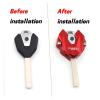 YURUNDIANZI Key Case Cover Shell Compatible with 450MT 2022-2025 Motorcycle Accessories Keychain Keyring(Key Chain Black) view 4