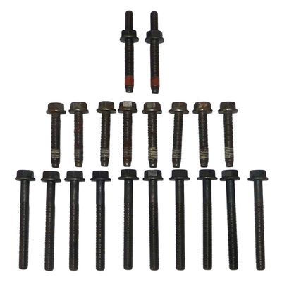 Rareelectrical Volvo Penta Cylinder Head Bolt Kit for Ford 302 V8 Sil-Cb302