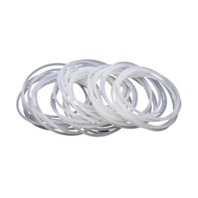 10/50pcs VMQ Silicone Rubber O-Ring Gasket CS 2mm OD 5~100mm Food Grade White Waterproof Seal Washer Ring(10pcs,OD 44MM ID 40MM_CS 2.0MM)