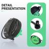 SLIMI 1 PC Car Fuel Cap, Fuel Tank Sealing Inner Cover, Tight-fitting Leak-proof Petrol Tank Cap, OEM #5C0201550T, 5Q0201550L, Compatible with Volkswagen Audi Model (Black) view 3