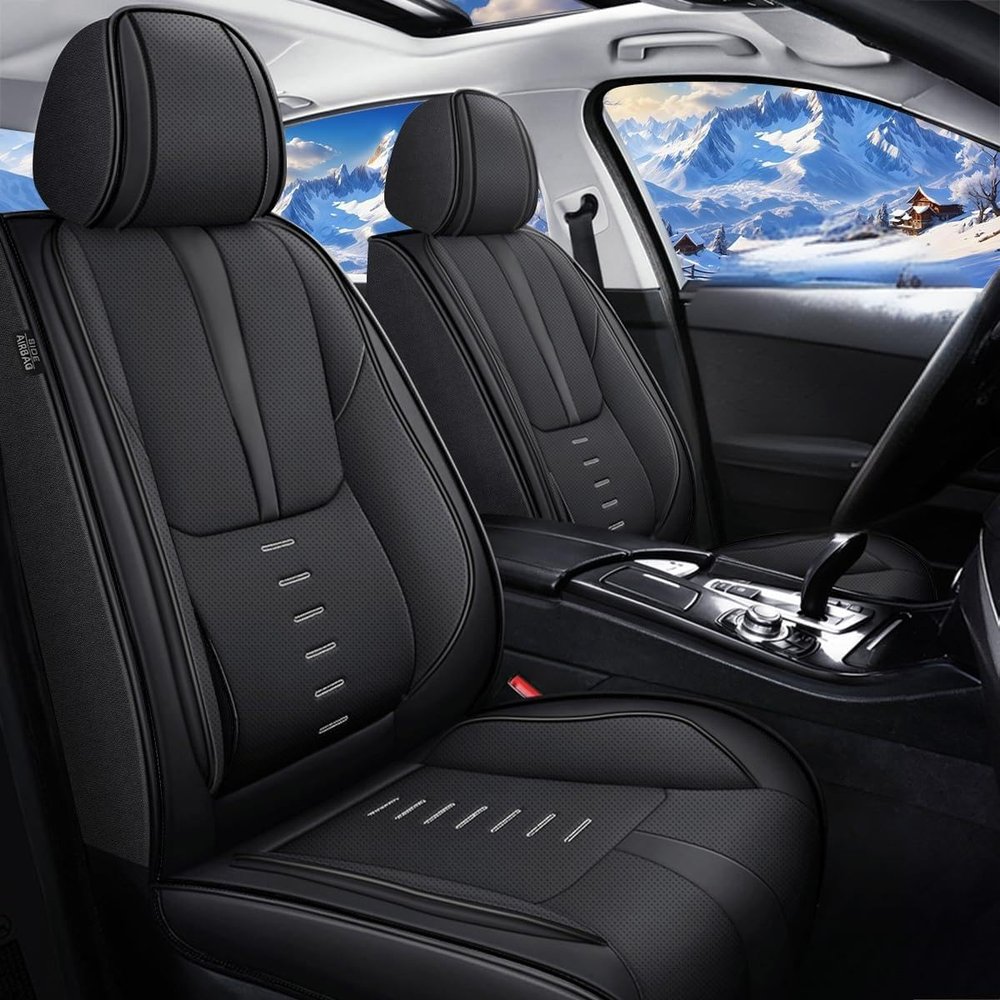 IKABEVEM Car Seat Covers for Acura TL 2004-2012 2013 2014 Front Seats
