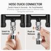 KES All Metal RV Exterior Shower Faucet with No Leak Quick Connector, Black view 4