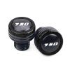 QOOUERIGH Compatible with 900 RS Z650 Z750 Z800 Z500 Z400 Z1000/SX N650 500 400 Motorcycle Accessories Mirrors Hole Plugs Screws Cover view 1