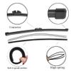 Rear Wiper Blades 11" For Ford Fiesta 7 Hatchback 2017-2023 Back Windshield Wiper Replacement, ABS and Rubber (1 Pc) view 3