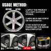 Tire Rim Polisher Glossy Wheel Shine Cleaner, Scratch Free Detail Wax | Auto Hub Brightening Paste, Durable Finish Compound for Rv, Car, Truck, ATV, Motorcycle, Marine Wheels and Outdoor Uses view 3