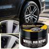 Tire Rim Polisher Glossy Wheel Shine Cleaner, Scratch Free Detail Wax | Auto Hub Brightening Paste, Durable Finish Compound for Rv, Car, Truck, ATV, Motorcycle, Marine Wheels and Outdoor Uses view 4