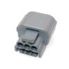 automotive wire connectors 1/5/10 Pcs 3 Pin 6189-0968 Automobile Day Running Lights Headlights Wire Cable Socket Connector Car maintenance(Female with Pin,5pcs) view 4