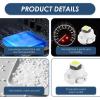 TNJPSEK 15 Pack T3 LED Dash Bulbs, 8mm Base 3030 SMD LED Instrument Cluster Light Replacement for Automotive HVAC AC Heater Panel Gauge Shift Indicator Map Dome (White Light) view 4