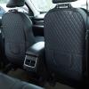 SUNQIQI Kick Mats Back Seat Protector for Honda Ridgeline 2005-2025 YD/YK,2 Pcs Car Seat Protector Back Seat Protector for Kids,Waterproof Car Seat Back with Pocket Storage Organizer,A-Black-2pcs view 1