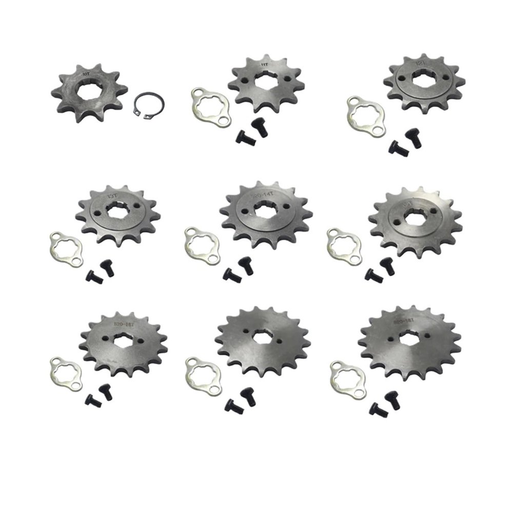 zRuOniA 520 20mm 10T 11T 12T 13T 14T 15 16 17 18 19 20T Front Sprocket Suitable for LF ZS YCF Off-Road ATV Four-Wheel(520 20mm 11T)