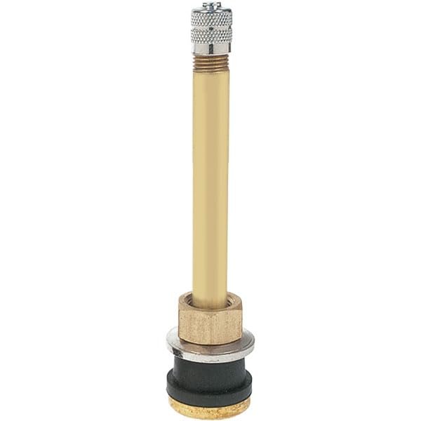 Premium Service Ascot TR571 3-3/8" Brass Clamp-in Tubeless Tire Truck Valve Stem (1)